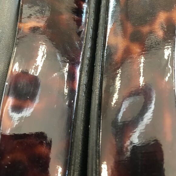 Stuart Weitzman Black Uppers & Tortoise Platform Soles Mary Jane Women’s Size 10 - Picture 7 of 16